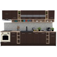 Bucatarie COSSY NEW 340 Wenge / Decor 8548